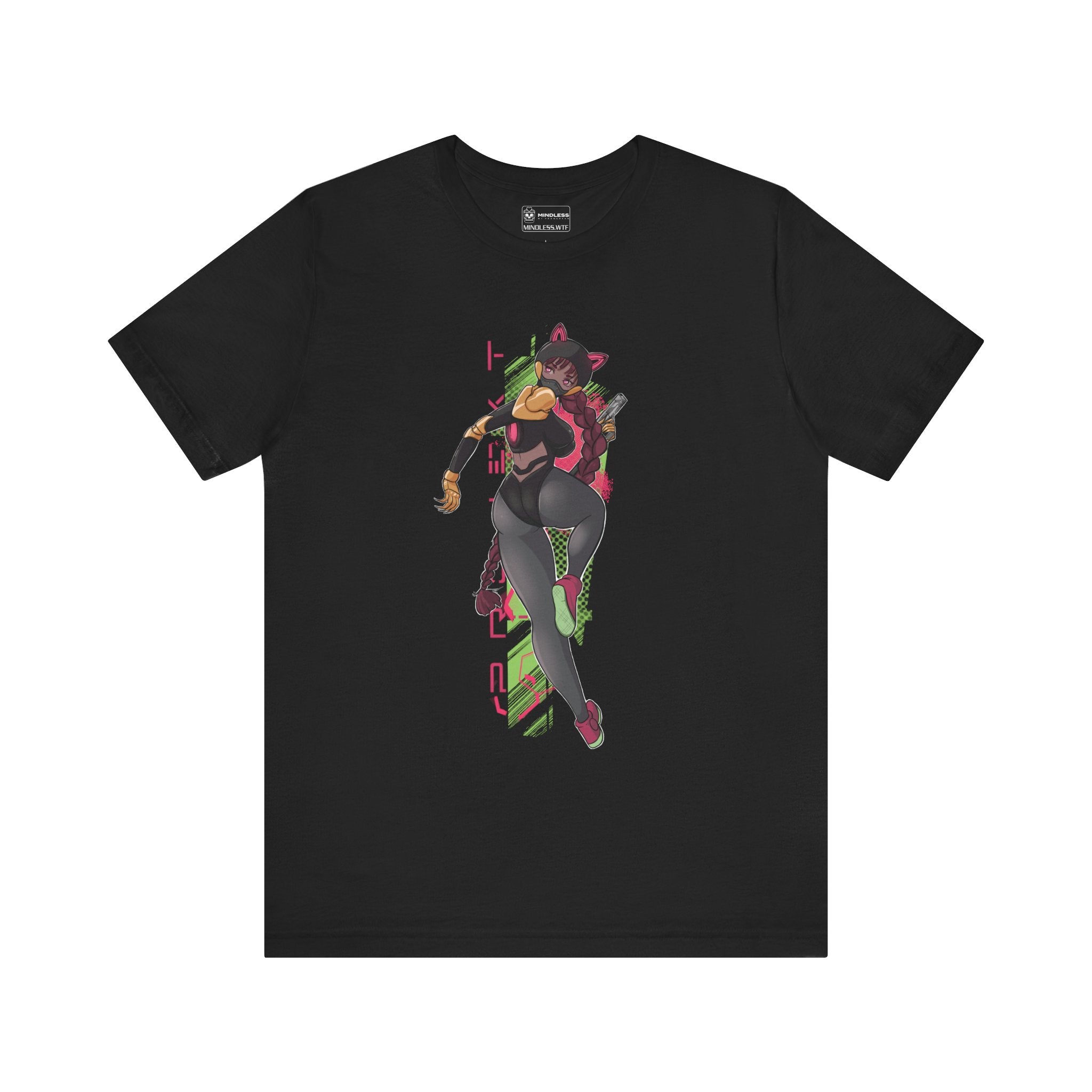 Cyber Cat Girl - T-shirt