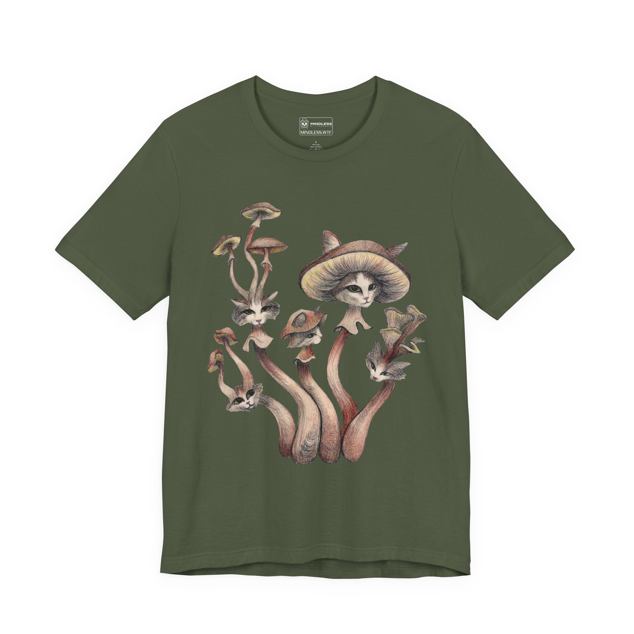 Mushroom cats - T-shirt