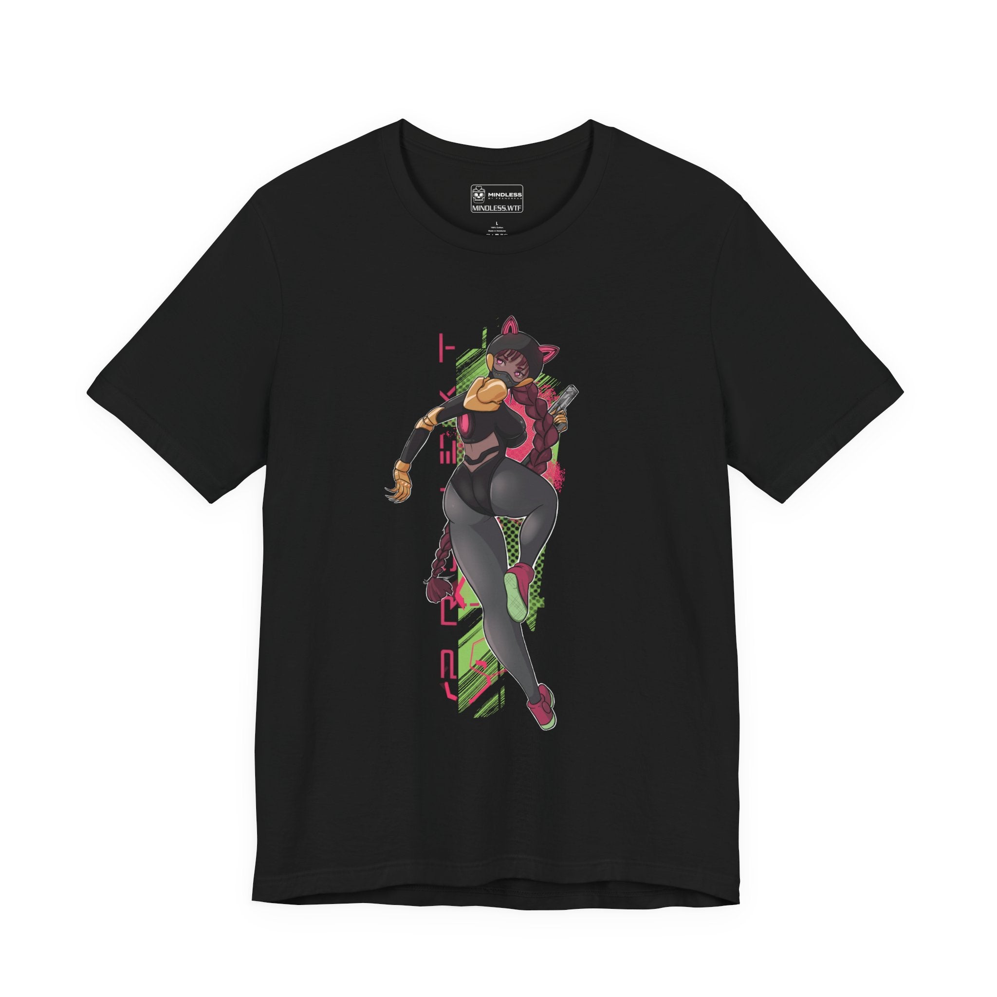 Cyber Cat Girl - T-shirt