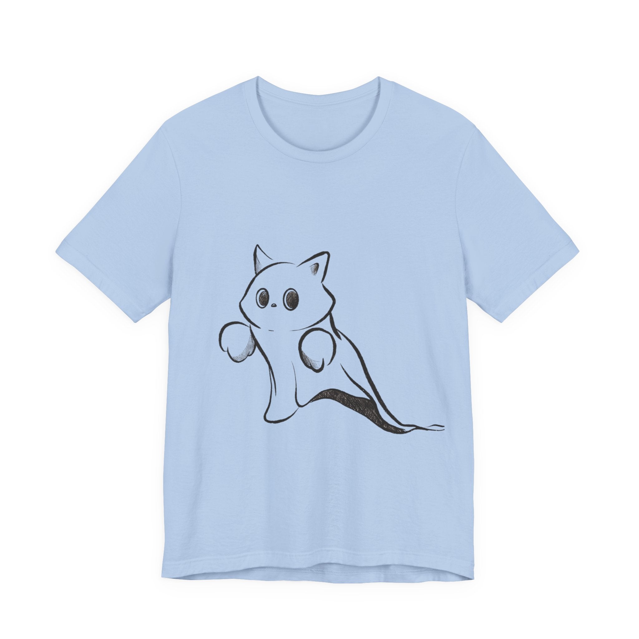 Cute Ghost Cat - T-shirt