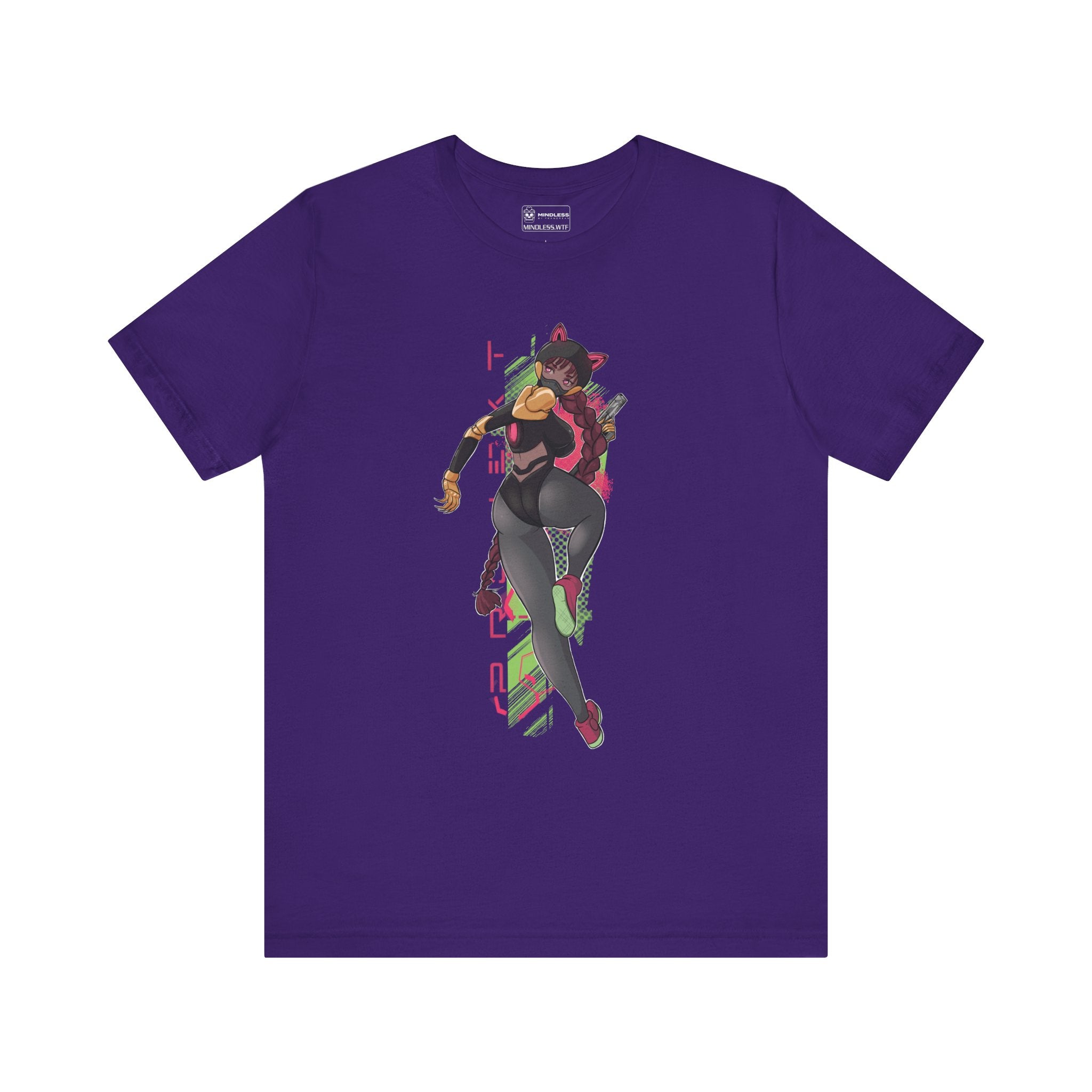 Cyber Cat Girl - T-shirt