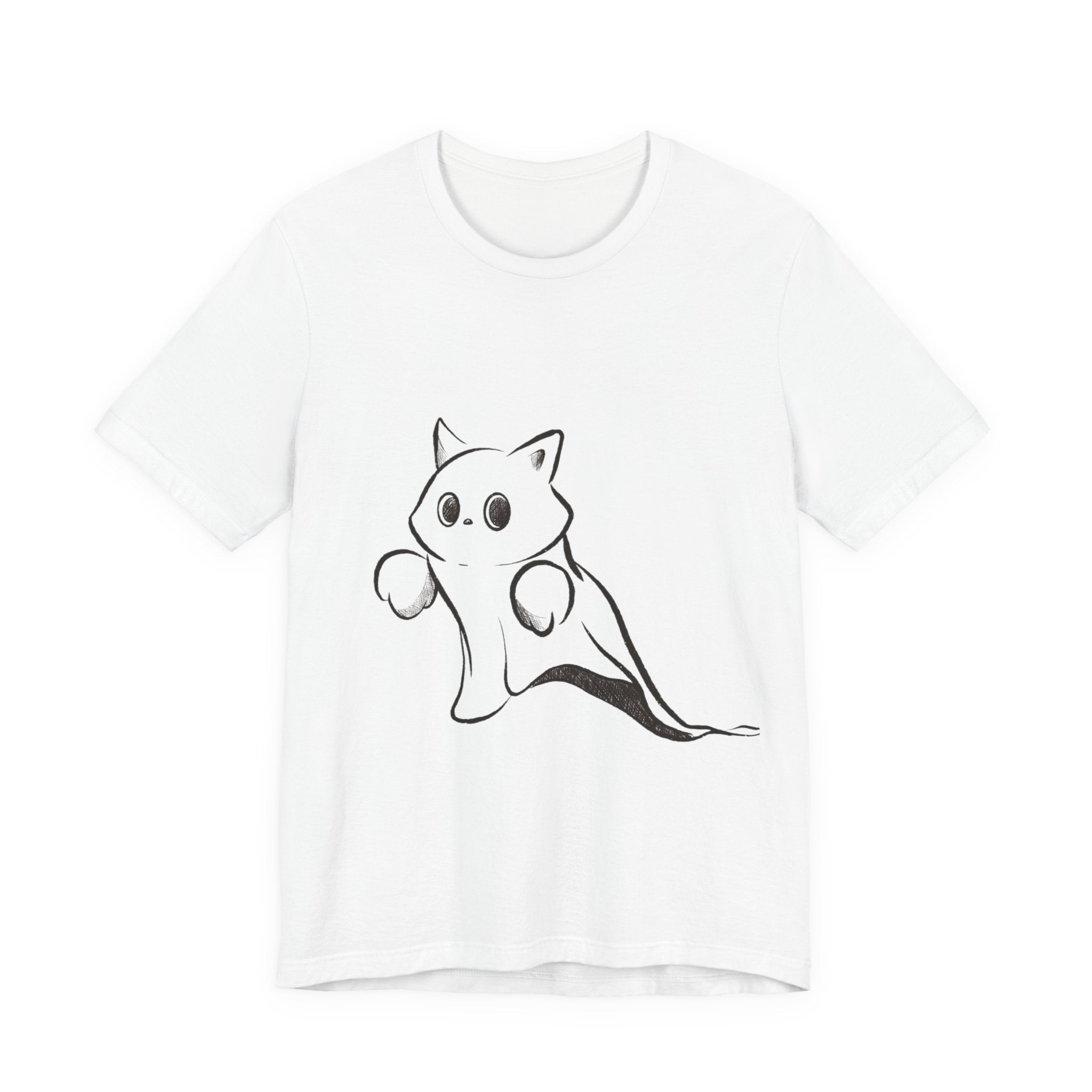 Cute Ghost Cat - T-shirt