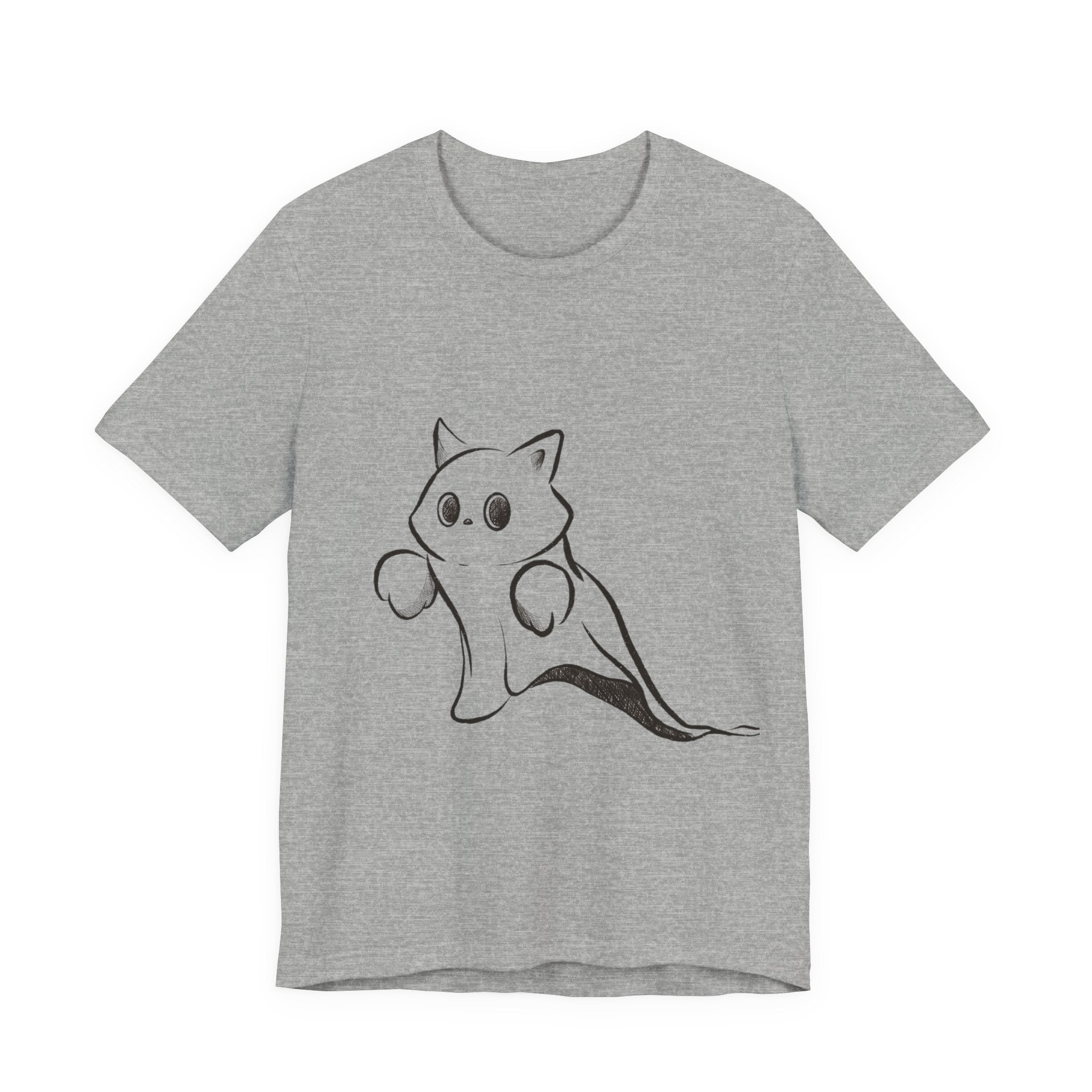 Cute Ghost Cat - T-shirt