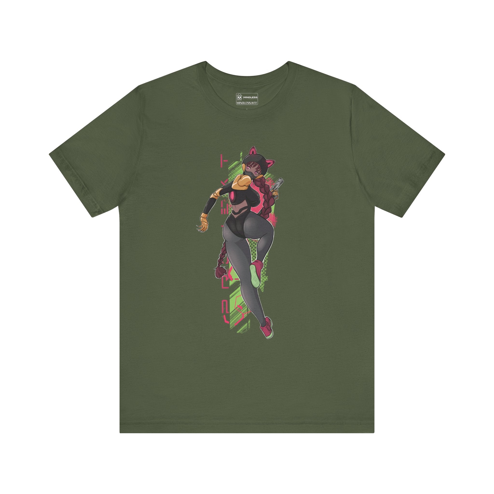 Cyber Cat Girl - T-shirt