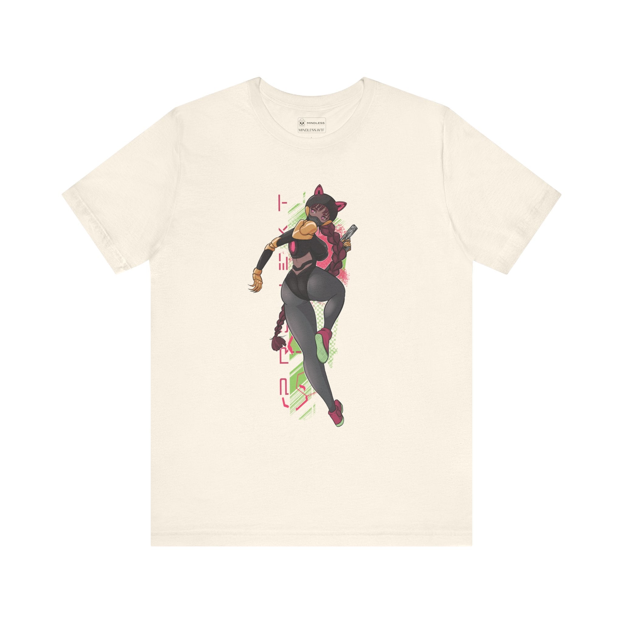 Cyber Cat Girl - T-shirt