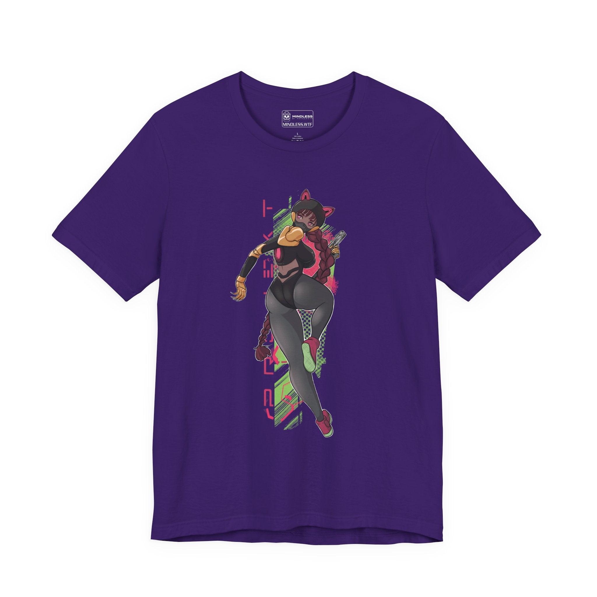 Cyber Cat Girl - T-shirt