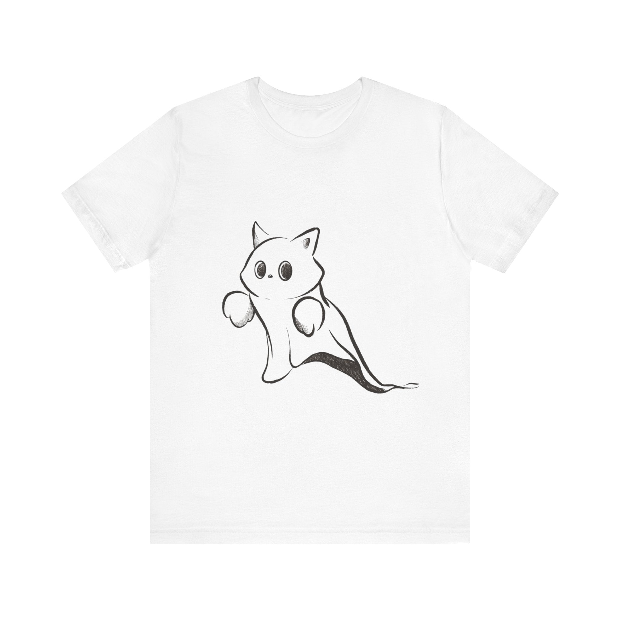 Cute Ghost Cat - T-shirt