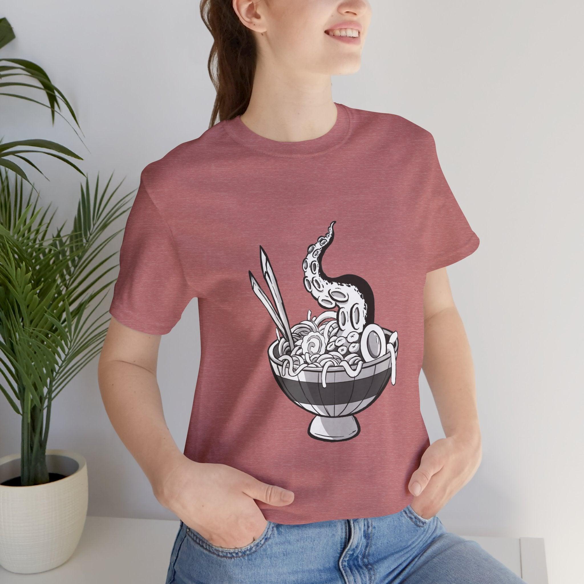 Octopus Noodle Bowl - T-shirt