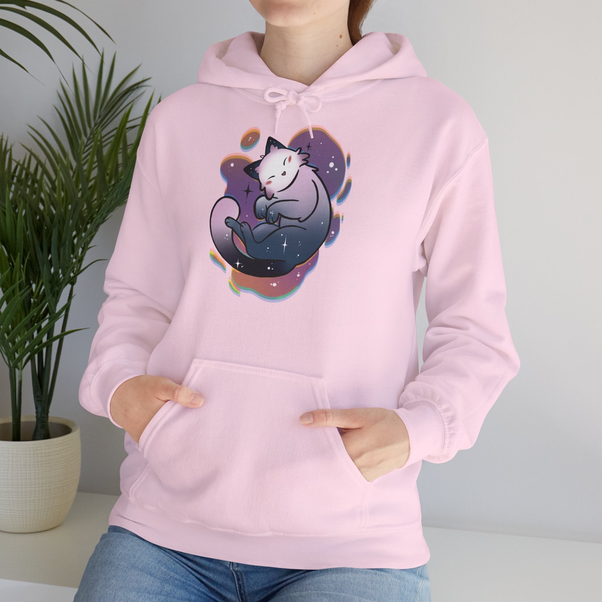 Sleeping Cat - Hooded Sweatshirt