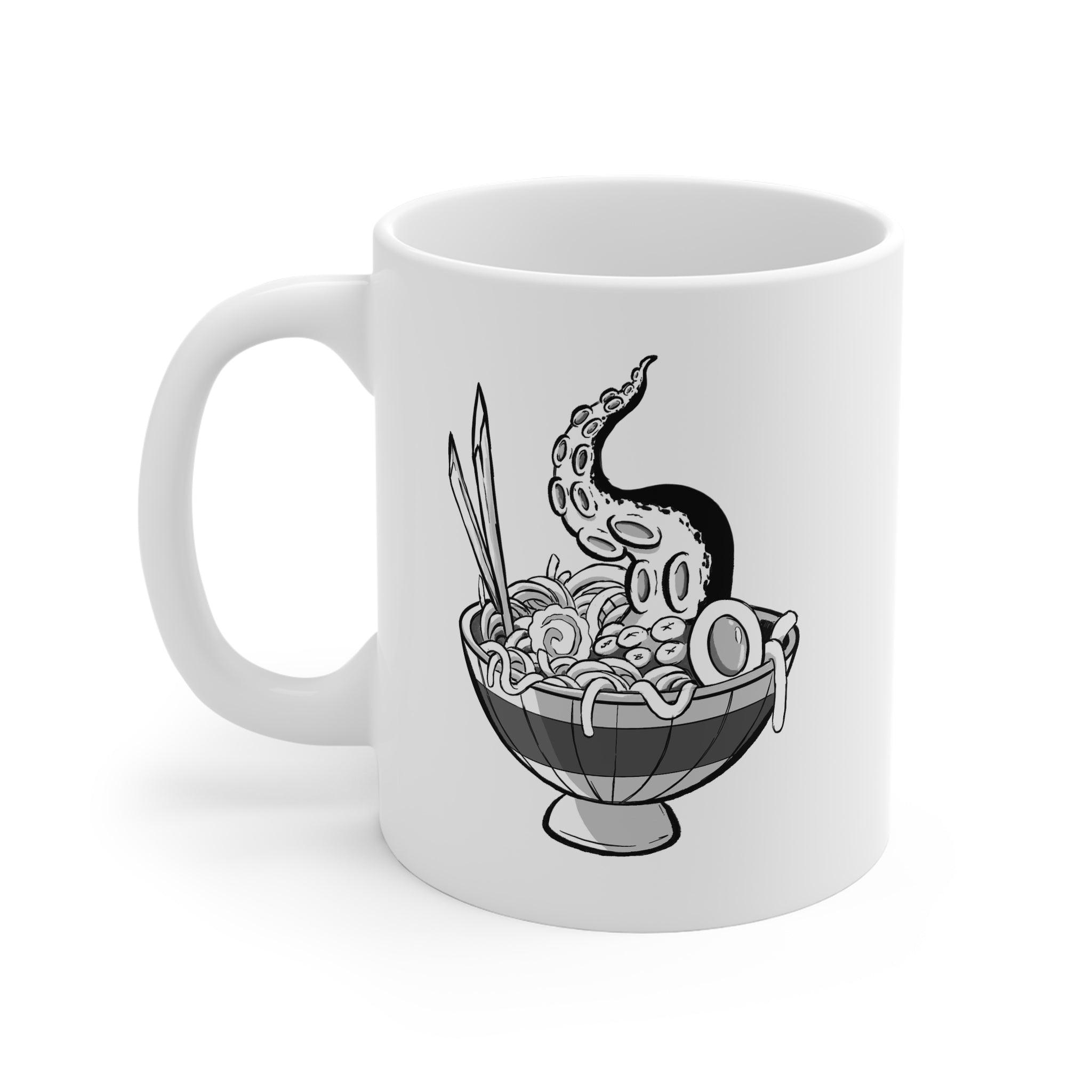 Tazón de fideos con pulpo - Taza