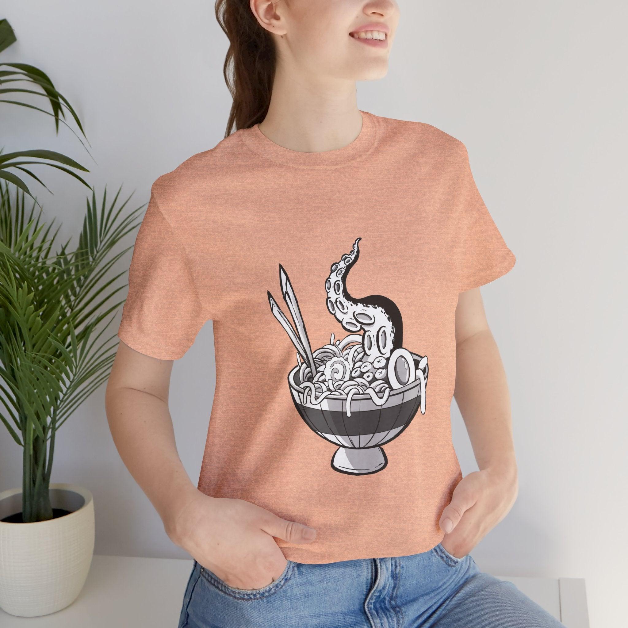 Octopus Noodle Bowl - T-shirt