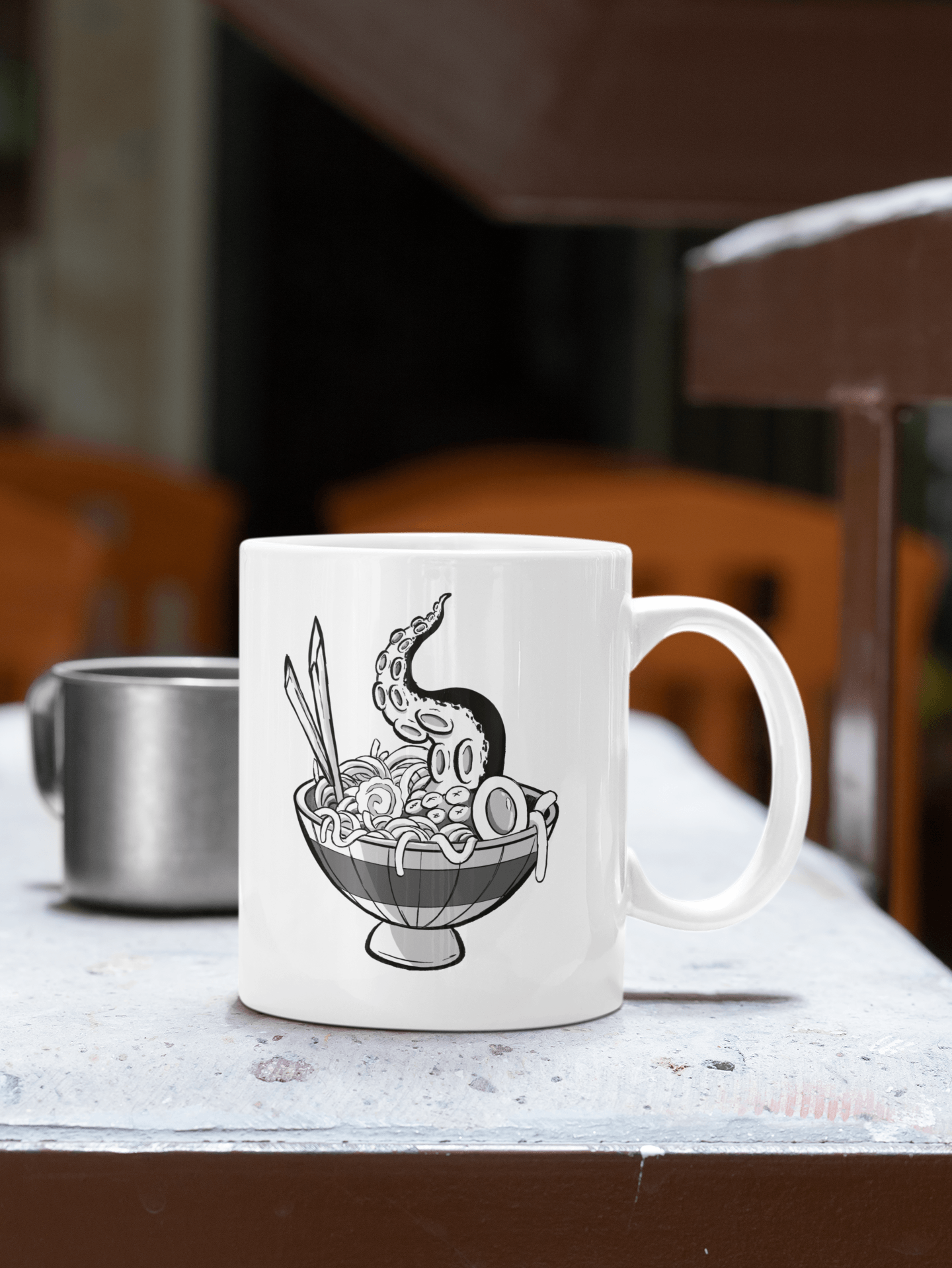 Tazón de fideos con pulpo - Taza