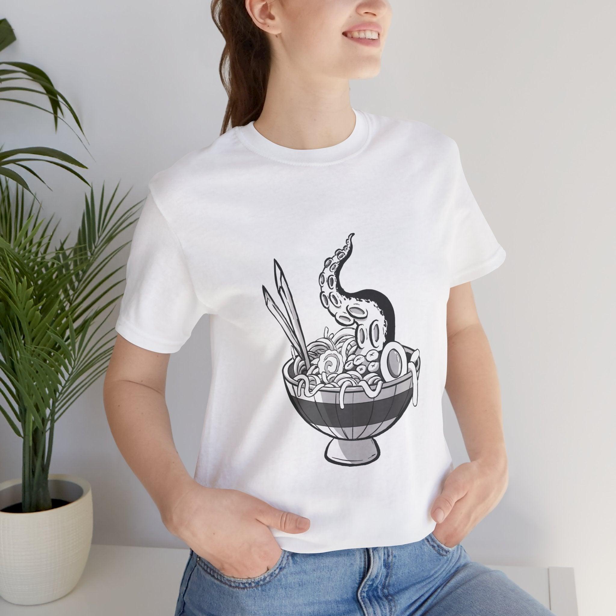 Octopus Noodle Bowl - T-shirt