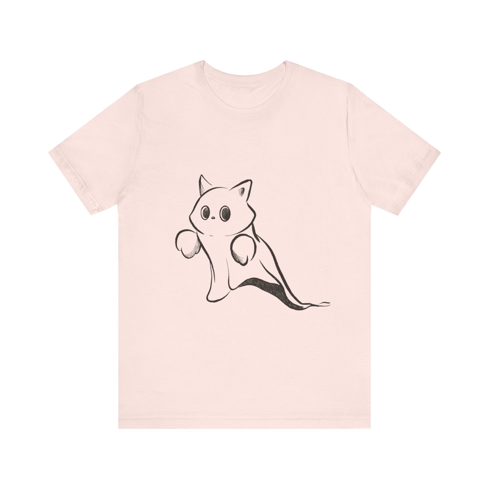 Cute Ghost Cat - T-shirt
