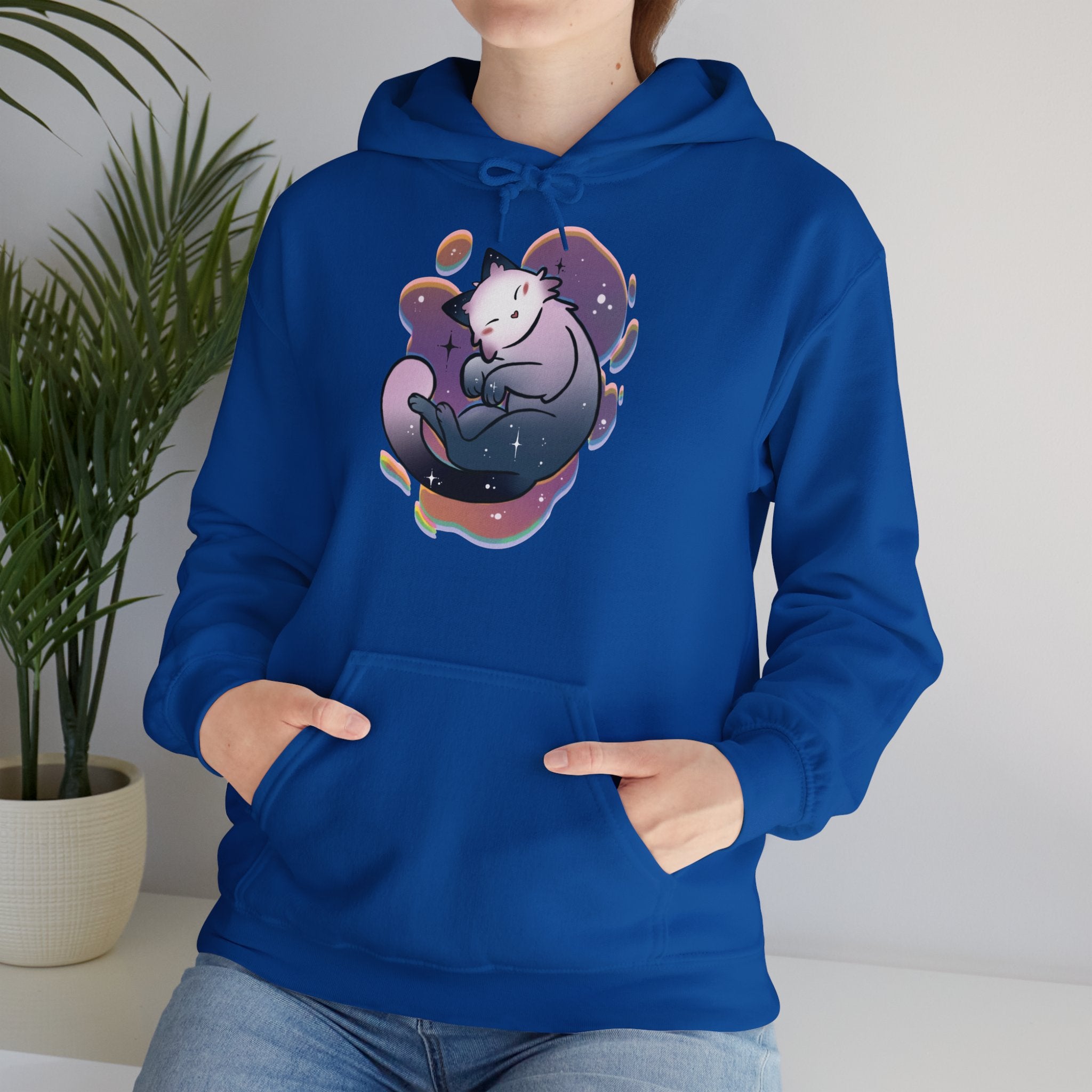 Sleeping Cat - Hooded Sweatshirt