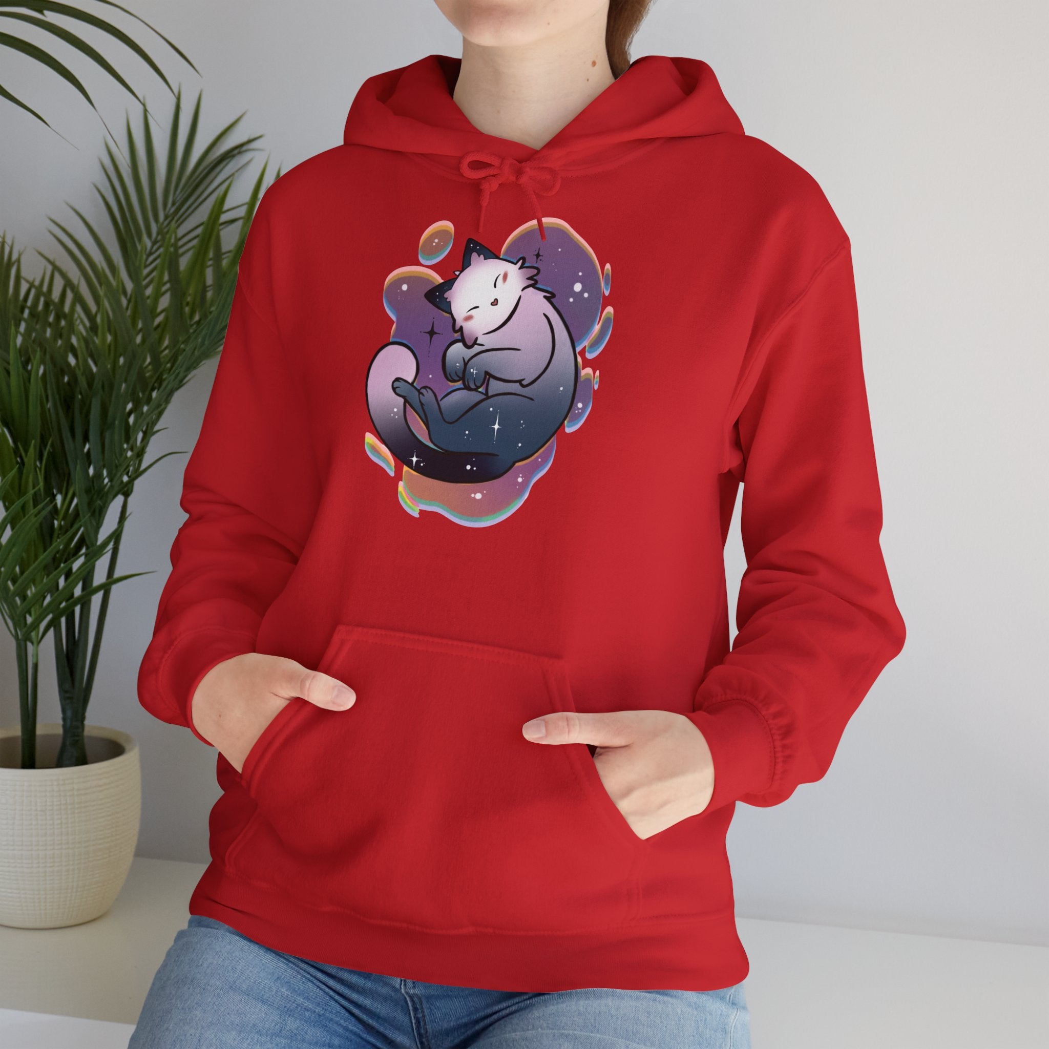 Sleeping Cat - Hooded Sweatshirt