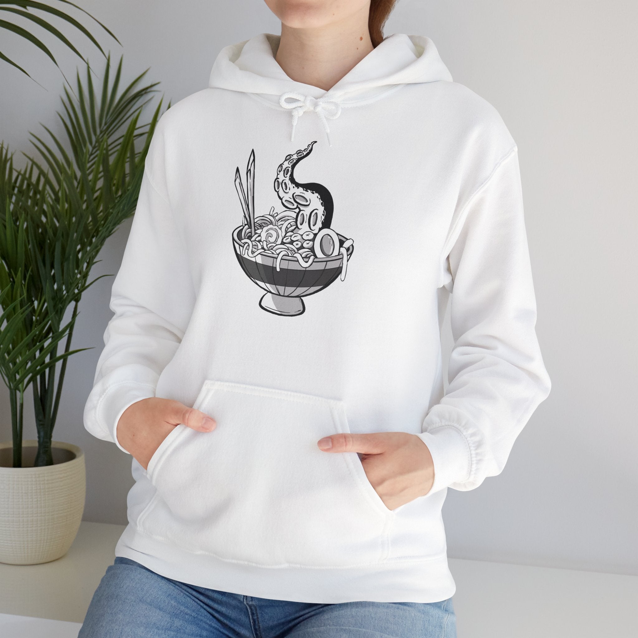 Octopus Noodle Bowl - Hooded Sweatshirt