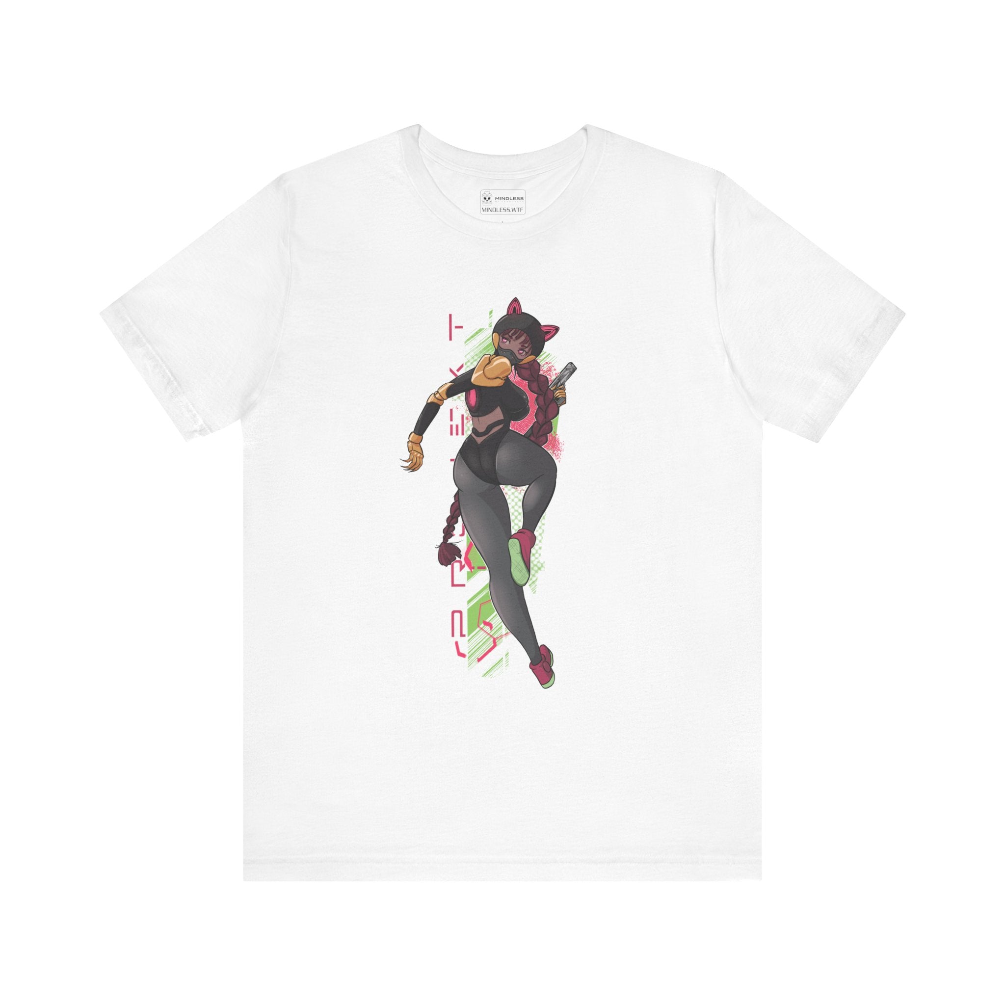 Cyber Cat Girl - T-shirt