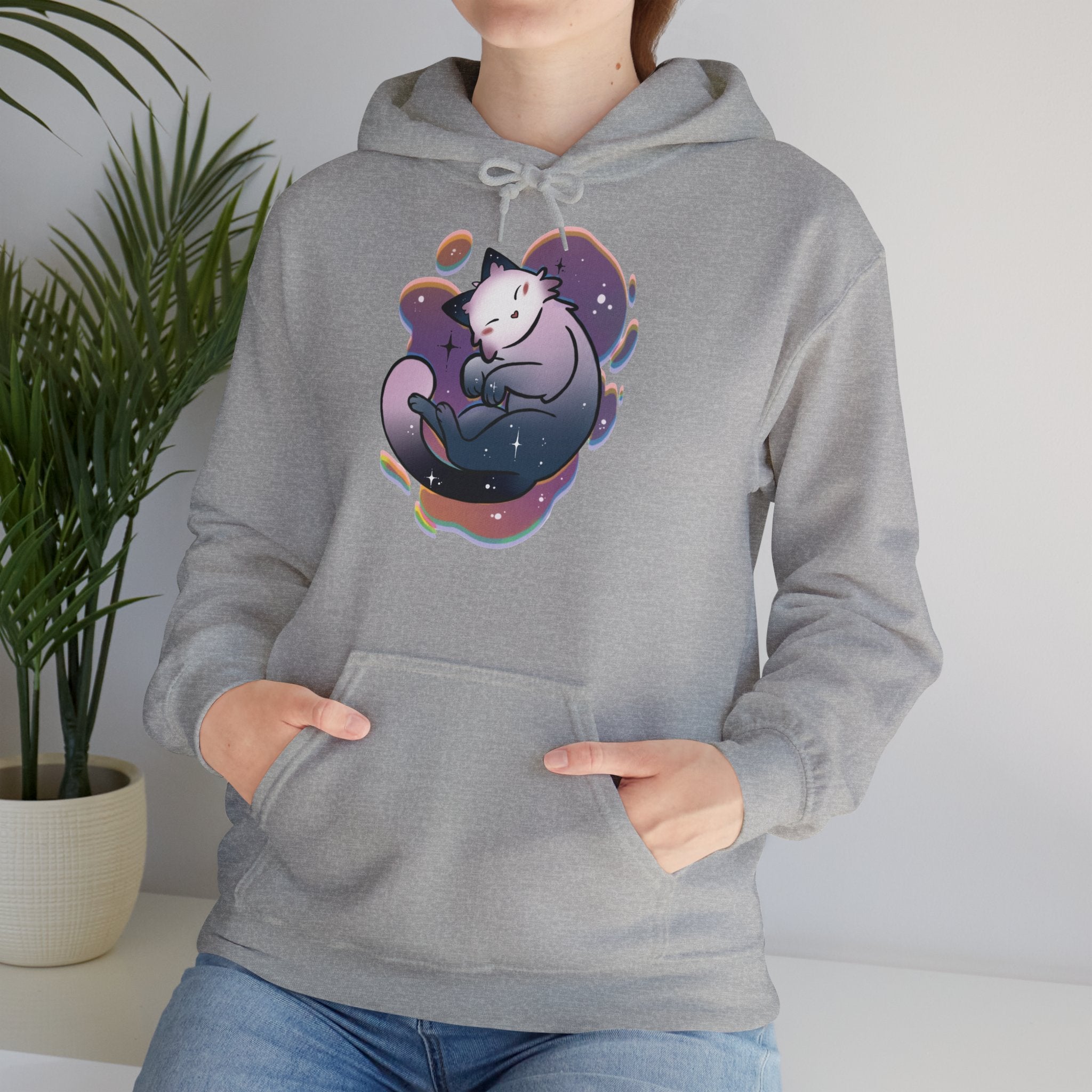 Sleeping Cat - Hooded Sweatshirt