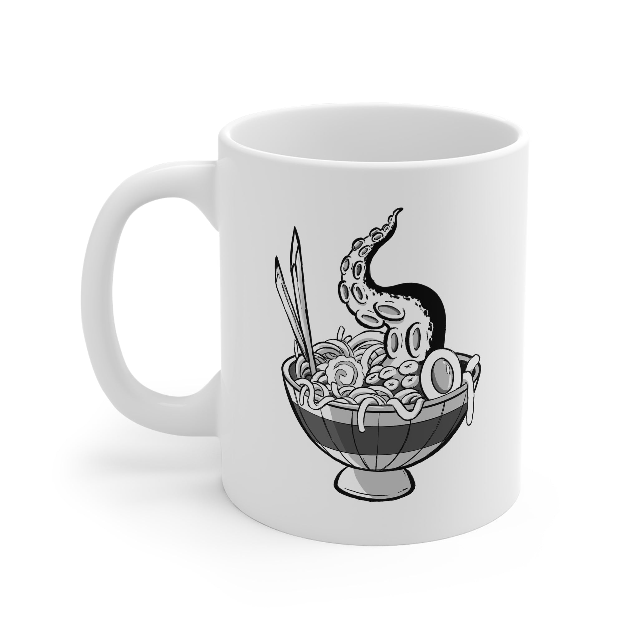 Octopus Noodle Bowl - Mug